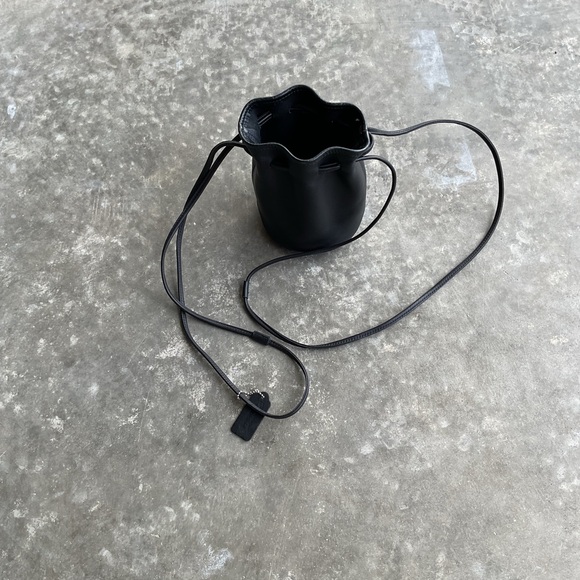 Vintage Coach Black Leather Littleton Shoulder Bag 4144 - Picture 7 of 15